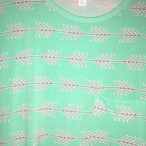 LuLaRoe Mint Green High Low Dress